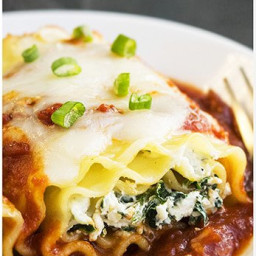 Spinach Lasagna Rolls (Roll Ups)