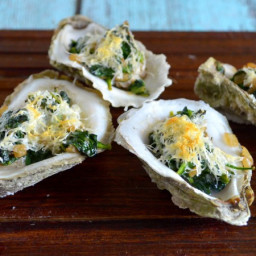 Spinach Parmesan Oysters
