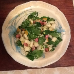 Spinach, Pear And Bacon Salad