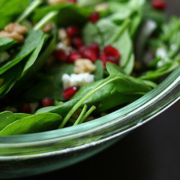 Spinach Pomegranate Salad