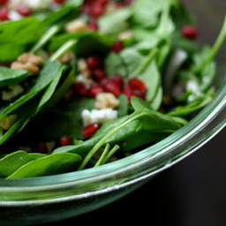 Spinach Pomegranate Salad Recipe