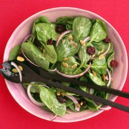 Spinach Salad with Dried Cherries