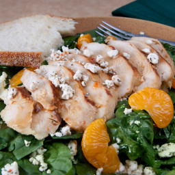 Spinach Salad with Oranges and Feta Cheese