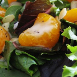 Spinach Salad with Poppy Seed Dressing