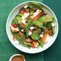Spinach Salad with Salmon