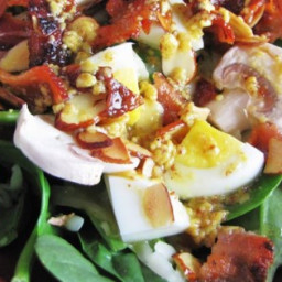 Spinach Salad with Warm Bacon-Mustard Dressing Recipe