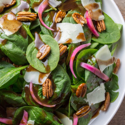 Spinach Salad with Warm Brown Butter Dressing
