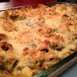 Spinach & Sausage Baked Pasta