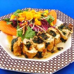 Spinach-Stuffed Chicken Roulade