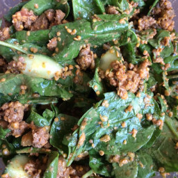 Spinach Taco Salad is what's for lunch on this HempE Monday!