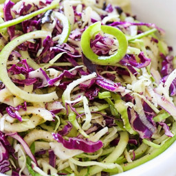 Spiralized Apple and Cabbage Slaw