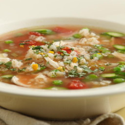 Spring Chicken and Barley Soup