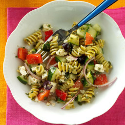 Spring Greek Pasta Salad Recipe