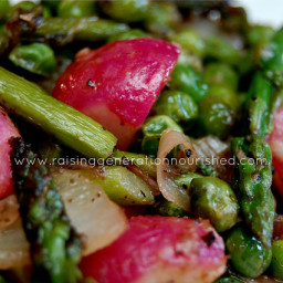 Spring In A Bowl :: A Vegetable Stir Fry Using The Freshest Tastes Of Sprin
