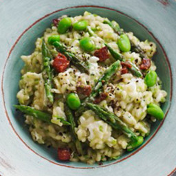 Spring Risotto with Asparagus and Peas 