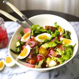 Spring Salad with Eggs
