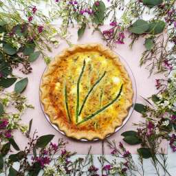 Spring Vegetable Quiche Recipe by Tasty