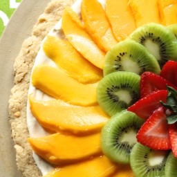 Spring Fruit Pizza Cookie