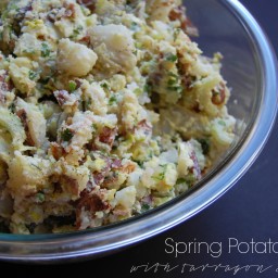 Spring Potato Salad with Tarragon and Bacon