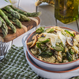 Spring Quinoa with Asparagus and Parmesan