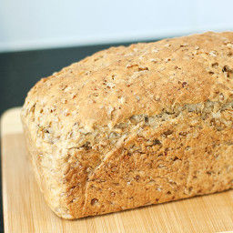 Sprouted Wheat Bread with Seeds