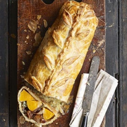 Squash and blue cheese Wellington