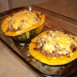 Squash Stuffed with Beef
