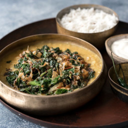 Sri Lankan Dal With Coconut and Lime Kale