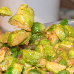 Sriracha Laced Brussels Sprouts