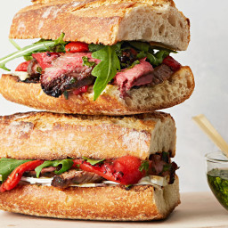 Steak-and-Brie Sandwich with Chimichurri