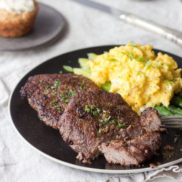 Steak and Egg Breakfast (low carb, keto)