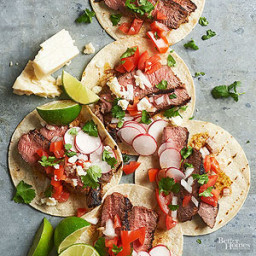 Steak and Herb Tacos