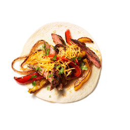 Steak Fajitas with Onions and Peppers