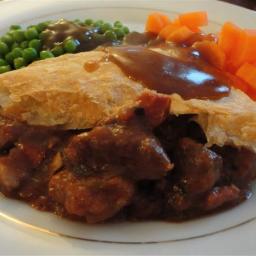 Steak, Guinness and Cheese pie with Puff Pastry Lid - Jamie at home