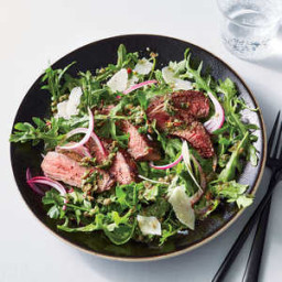 Steak Salad with Salsa Verde Vinaigrette