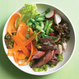 Steak Salad with Snap Peas
