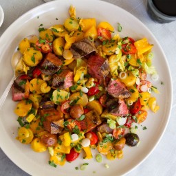 Steak Salad with Tomato-Sherry Vinaigrette
