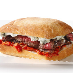 Steak Sandwiches With Blue Cheese and Peppadew Mayo