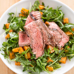 Steak with Sweet Potato Salad and Chile-Lime Dressing
