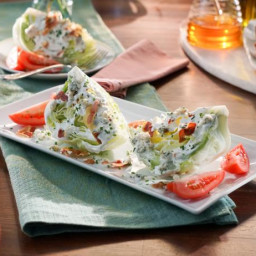Steakhouse Wedge Salad with Gorgonzola and Crispy Pancetta