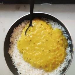 Steamed basmati rice