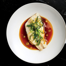 Steamed Fish with  Soy Broth