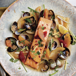 Steamed Salmon with Fennel and Citrus