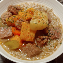 Stew Beef with Pearl Barley