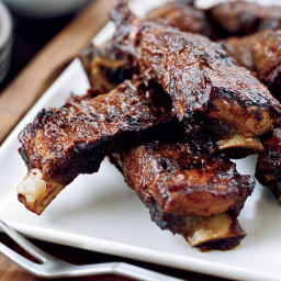 Sticky Barbecued Beef Ribs