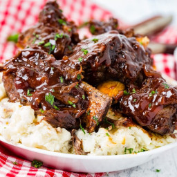 Sticky BBQ Instant Pot Short Ribs (the BEST Beef Ribs!)