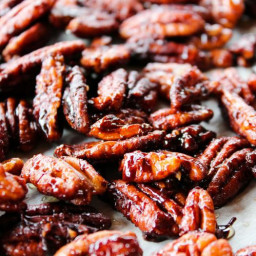 Sticky Candied Pecans
