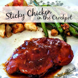 Sticky Chicken (Crockpot)