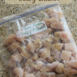 Sticky Chicken | Freezer to Slow Cooker Meals