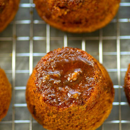 Sticky Orange Gingerbread Muffins